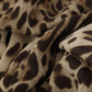 Elegant Leopard Print Cashmere Scarf