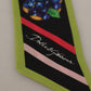 Multicolor Silk Fruit Print Bandeau Scarf