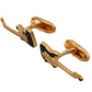 Elegant Gold Tone Brass Cufflinks
