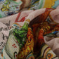 Elegant Silk-Cashmere Blend Sicilian Print Scarf