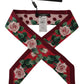Elegant Multicolor Silk Bandeau Scarf