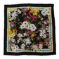 Elegant Silk Square Floral Scarf