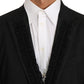 Elegant Black Slim Fit Martini Blazer Jacket