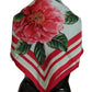 Elegant Multicolor Silk Square Scarf
