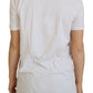 Elegant White Cotton Tee for Casual Chic Style