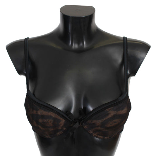 Sultry Leopard Push-Up Bra