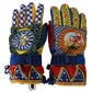 Multicolor Carretto Mittens Winter Warm Womens Gloves
