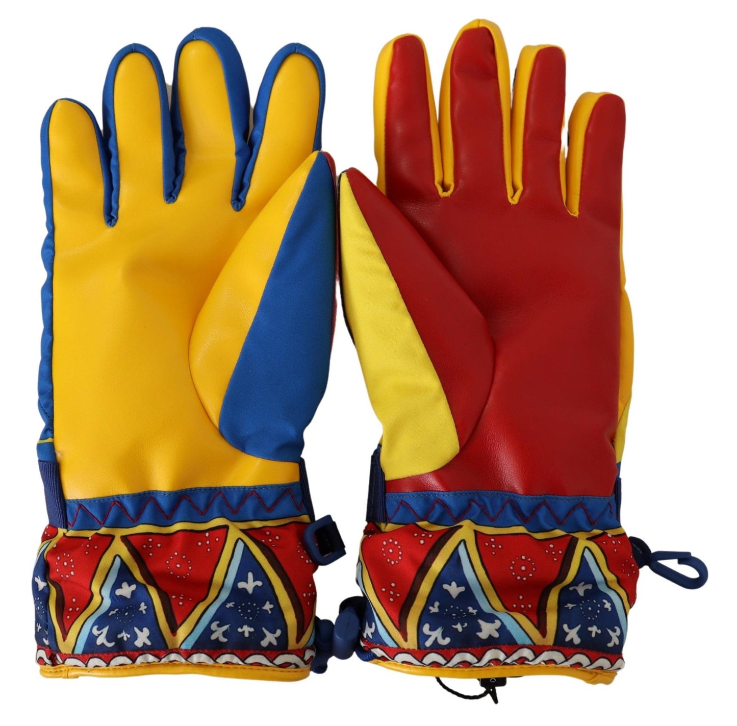 Multicolor Carretto Mittens Winter Warm Womens Gloves