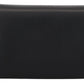 Chic Black Leather Shoulder Bag with Gold Detailing