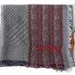 Multicolor Wool Blend Patterned Unisex Neck Wrap Scarf