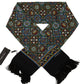 Elegant Multicolor Silk Men's Scarf