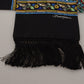 Elegant Multicolor Silk Men's Scarf