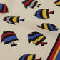Elegant Multicolor Silk Square Scarf