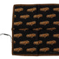 Silk Square Men's Scarf with Unique Car Print