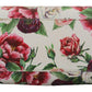 Chic Floral Sicily Shoulder Bag in White Leather
