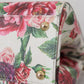 Chic Floral Sicily Shoulder Bag in White Leather