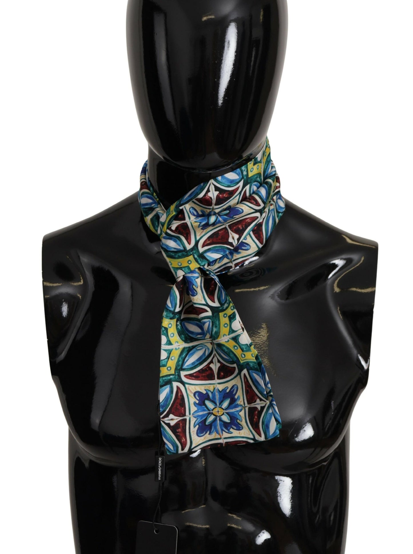 Elegant Multicolor Silk Men's Scarf