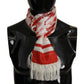 Elegant Silk Lobster Print Men's Scarf