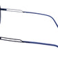 Sleek Steel Blue Men's Sunglasses