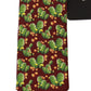 Multicolor 100% Silk Cactus Print Classic Necktie  Tie