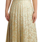 Elegant Jacquard Midi A-Line Dress