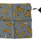 Elegant Silk Men's Square Scarf in Grey