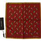 Elegant Multicolor Silk Men's Square Scarf