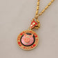 Elegant Gold Charm Chain Necklace