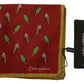 Elegant Multicolor Silk Men's Square Scarf