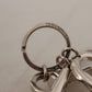 Elegant Silver Brass Keychain Accessory