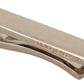 Elegant Silver Tone Brass Tie Clip