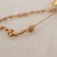 Elegant Gold Tone Brass Brooch Pin