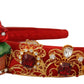 Elegant Crystal Embellished Red Diadem