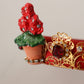 Elegant Crystal Embellished Red Diadem