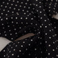 Elegant Black Polka Dot Silk Men's Scarf