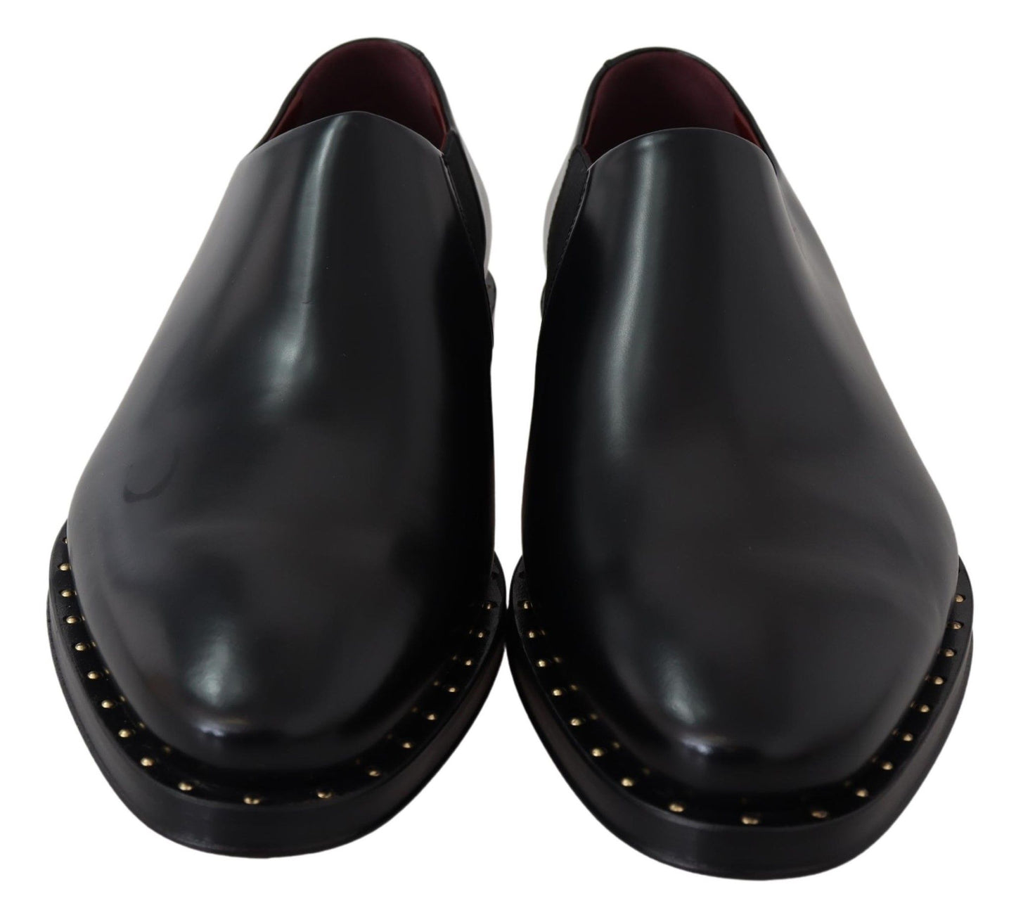 Black Leather Dress Formal  Loafers Shoes