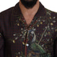 Elegant Silk Satin Men's Pajama Style Shirt