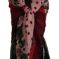 Elegant Floral Cashmere-Silk Women's Scarf