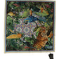 Exquisite Jungle Print Cotton Scarf