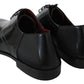 Black Patent Leather Lace Derby Shoes