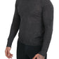 Sleek Gray Crewneck Pullover Sweater