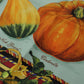 Chic Silk Square Scarf with Vegetable Print