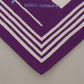 Elegant Purple Cotton Scarf
