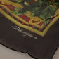 Multicolor Silk Vegetable Print Shawl