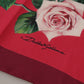 Elegant Silk Roses Square Scarf