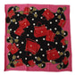 Elegant Multicolor Silk Square Scarf