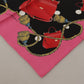 Elegant Multicolor Silk Square Scarf