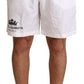 Regal Crown Swim Trunks - Chic Beachwear