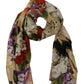 Floral Silk-Blend Luxury Scarf