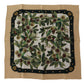 Elegant Silk Foulard with Currant Print
